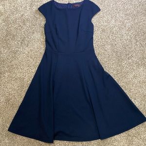 A-Line Dress with Cap Sleeves